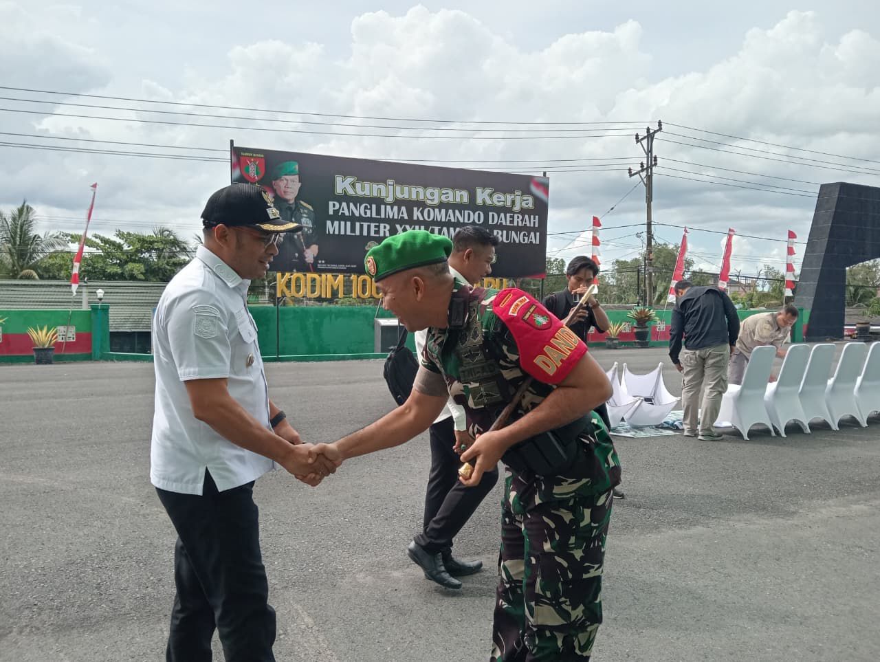 ⁠Pangdam XXII Tinjau Kodim 1004 Kotabaru, Dorong Tertib Administrasi dan Kesiapan Satuan