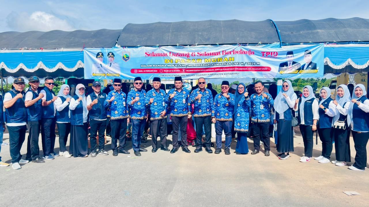 Tekan Inflasi Jelang Ramadan, Pemkab Kotabaru Sediakan Sembako Murah