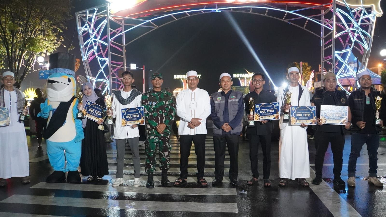⁠Pemkab Kotabaru Lepas Lomba Gema Takbir, Malam Takbiran Penuh Kebersamaan