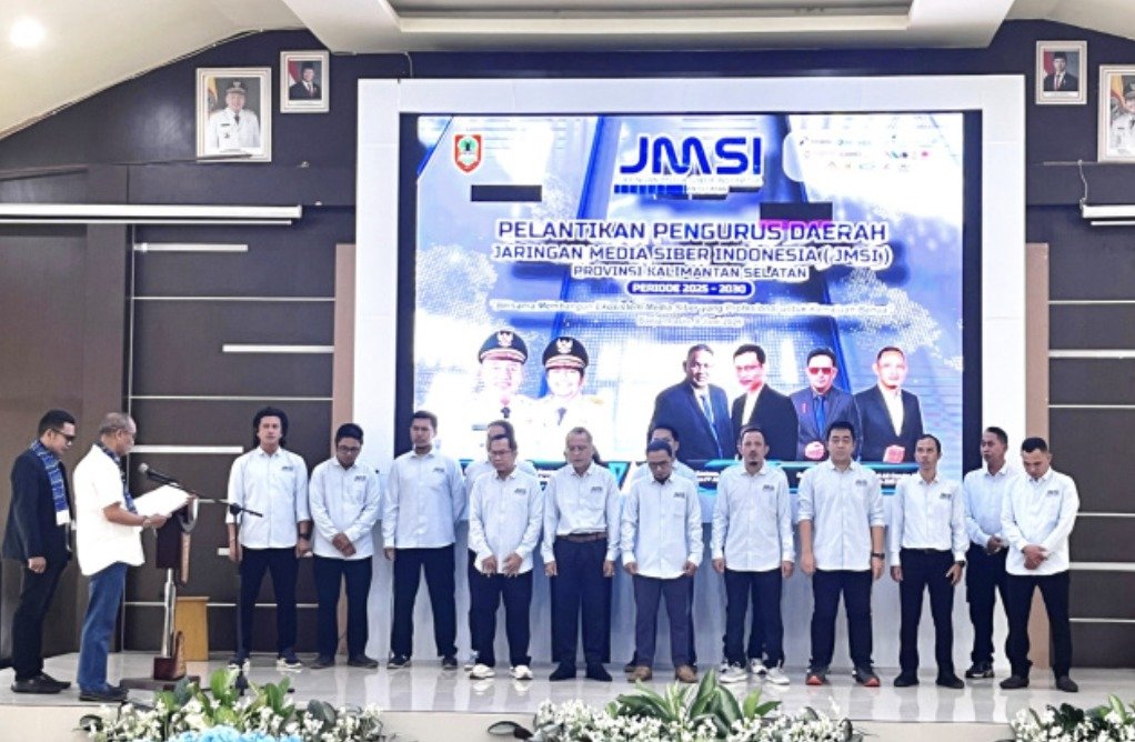 Dilantik Jadi Ketua JMSI Kalsel 2026-2031, Anshari Yannoor Fokus Verifikasi Perusahaan Pers